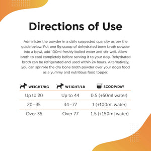 BROTHY – Dehydrated Bone Broth for Dogs