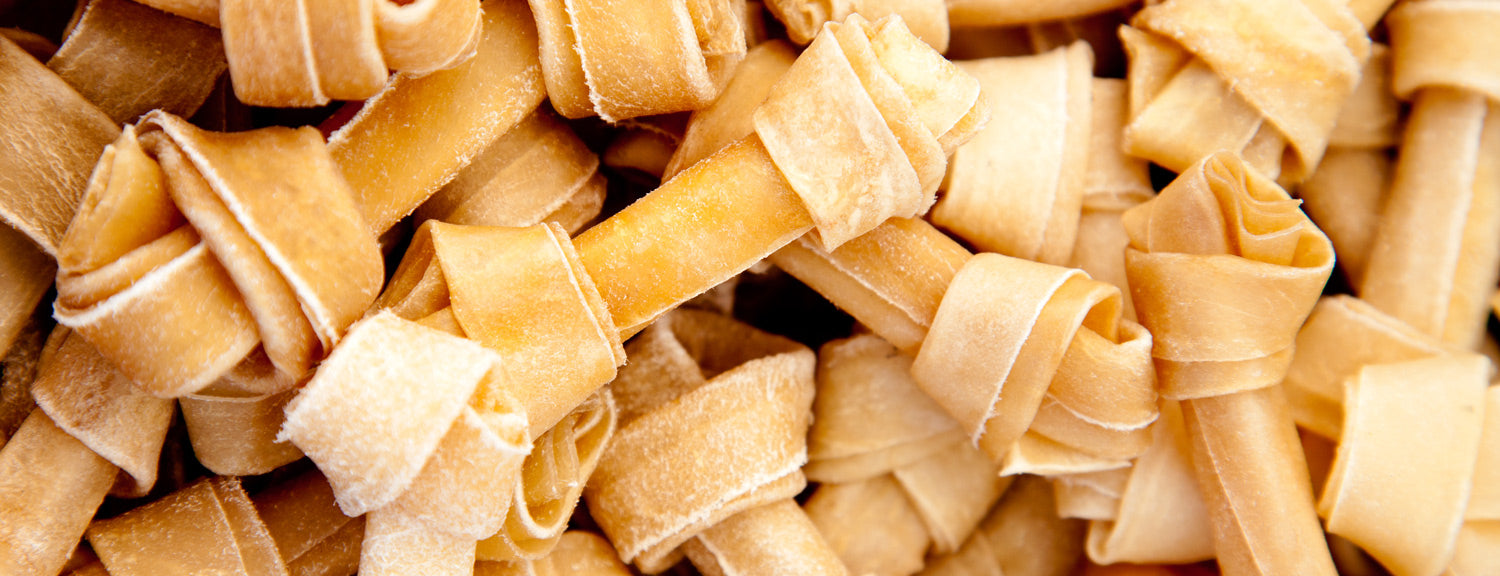 danger of rawhide treats for dogs 