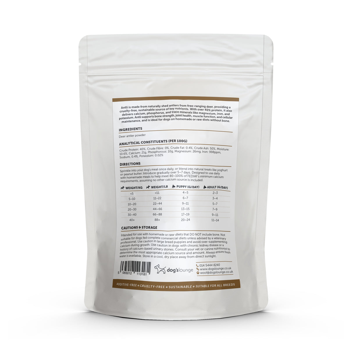 ANTLI - Deer Antler Powder for Dogs