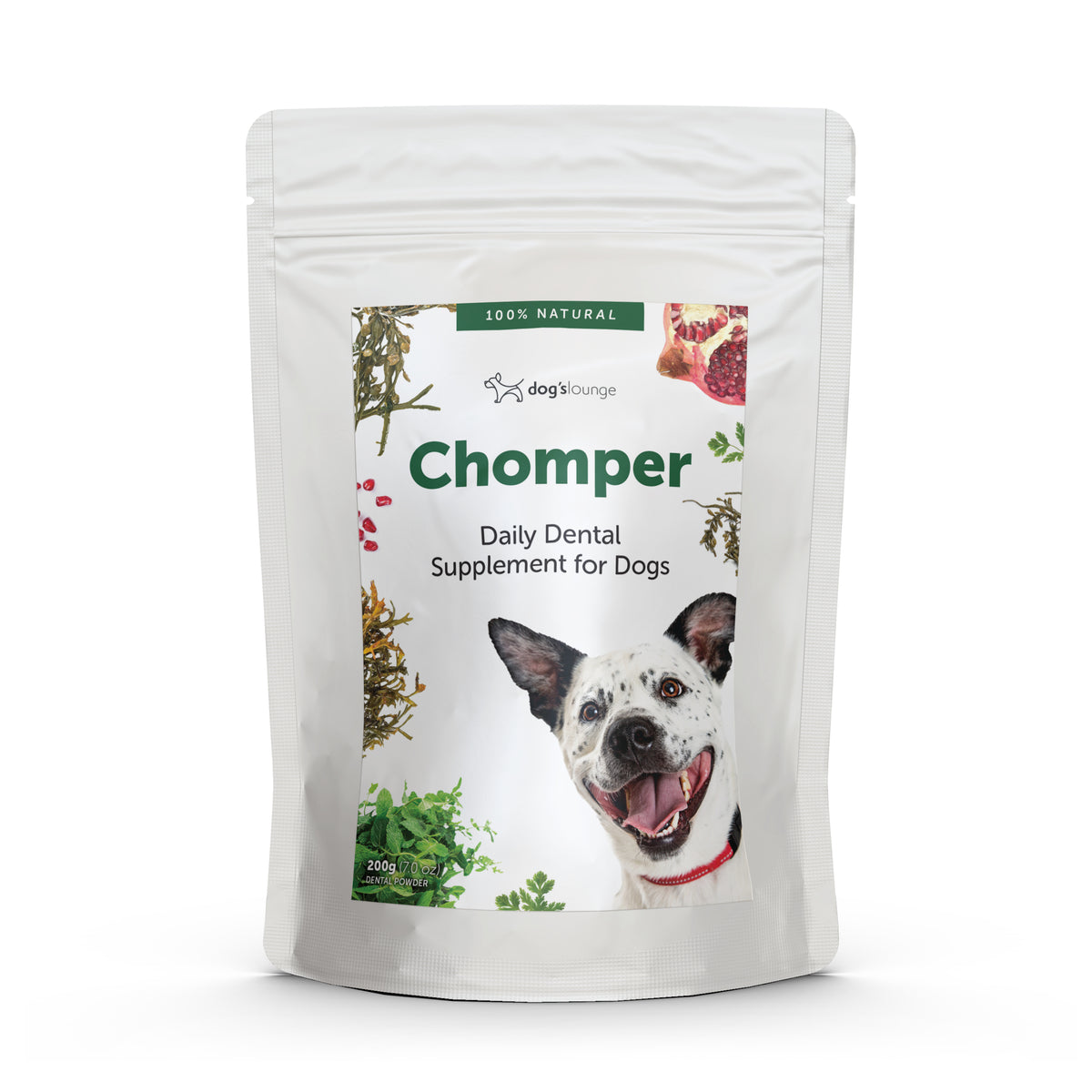 CHOMPER – Organic Tartar &amp; Plaque Remover for Dogs &amp; Puppies