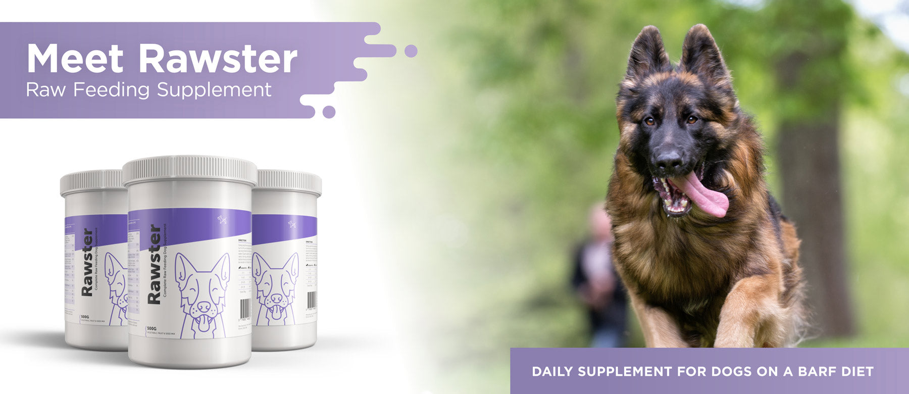 rawster supplement for dogs on barf diet