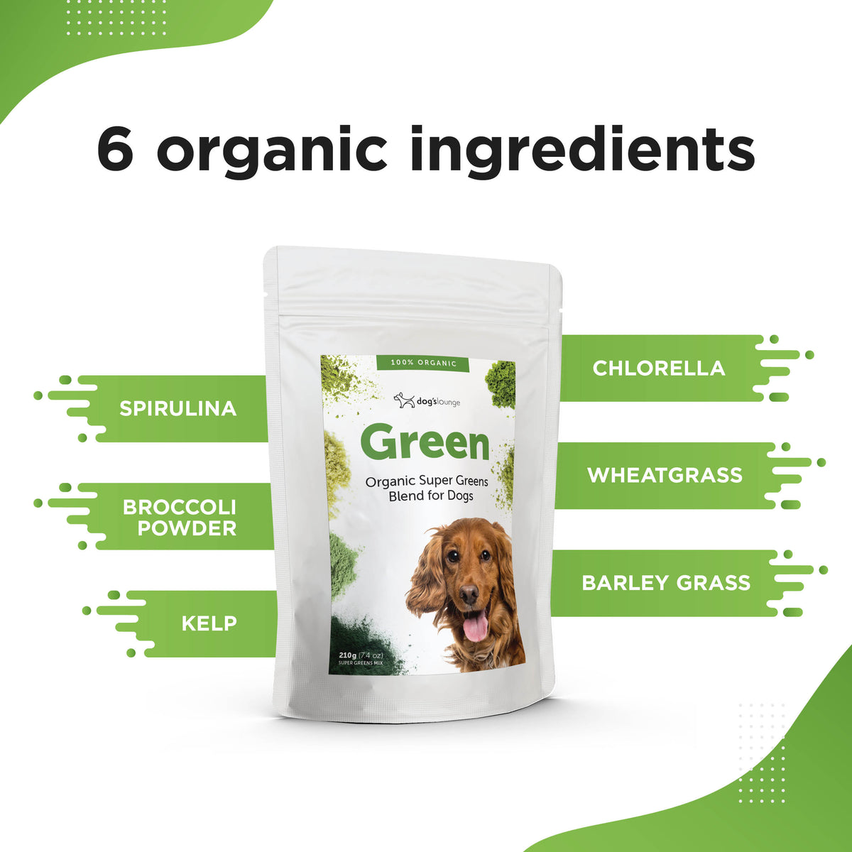 GREEN – Organic Super Greens Supplement for Dogs and Puppies