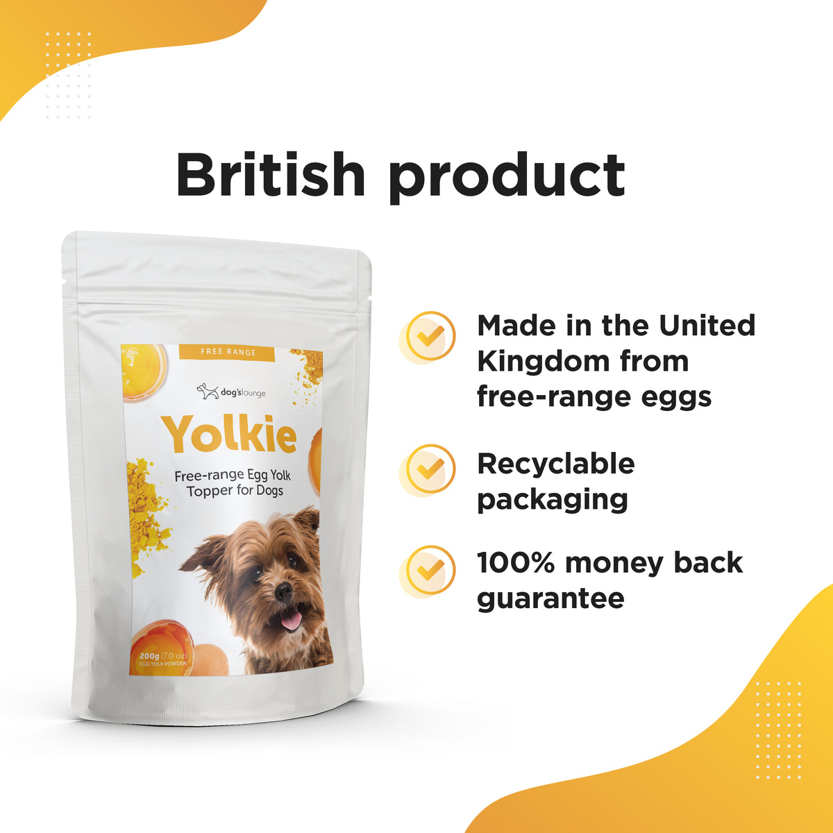 YOLKIE – Free-Range Egg Yolk Topper for Dogs