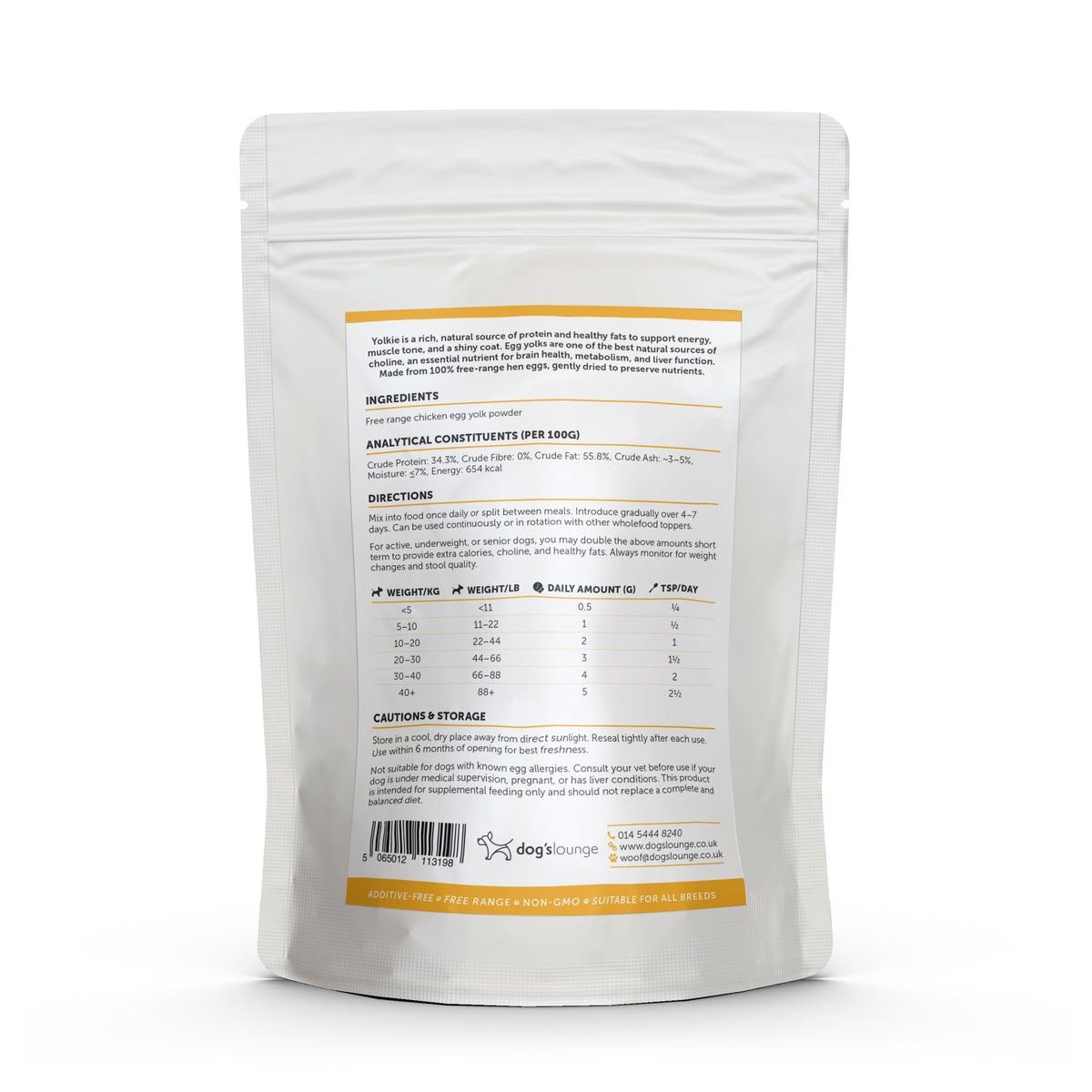 YOLKIE – Free-Range Egg Yolk Topper for Dogs